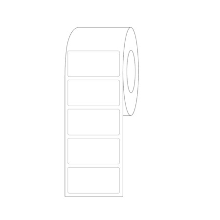 Nevs Label, Blood Bank Direct Thermal 1" x 2" ADPW-0003